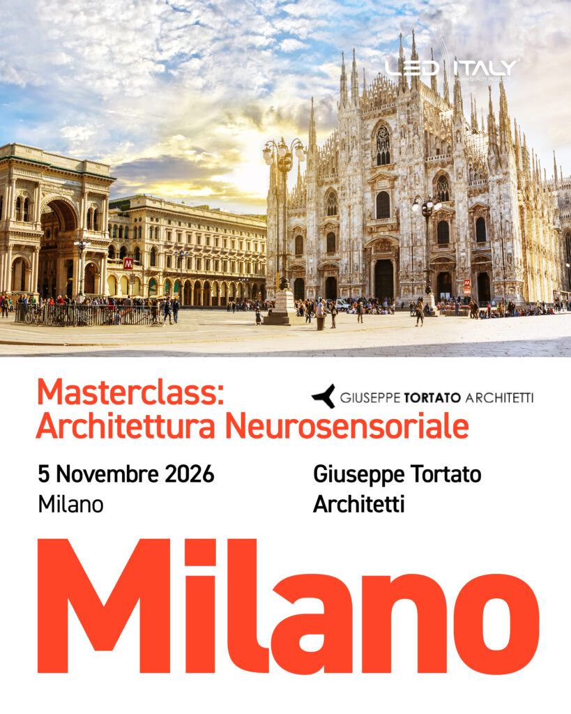 Masterclass Architettura Neurosensoriale | Milano (5 Novembre)